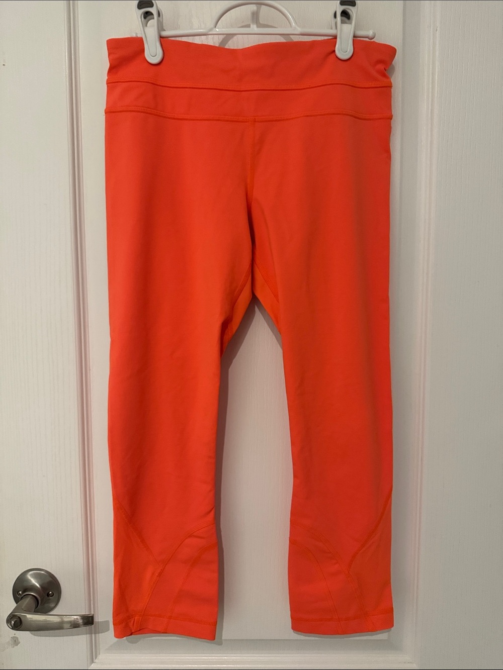 lululemon athletica Bright Orange Women's Crop Leggings